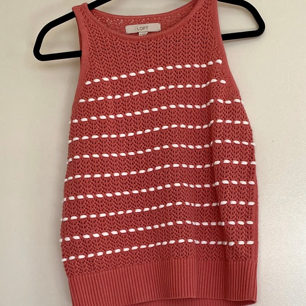 LOFT Bobble Sweater Tank
